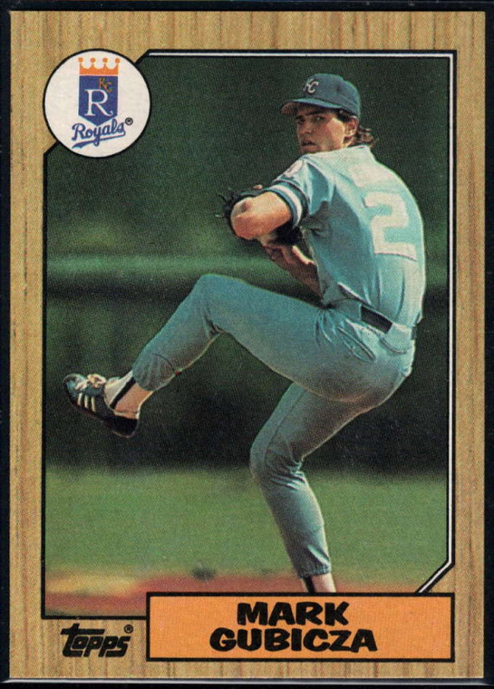 1987 Topps #326 Mark Gubicza NM-MT Kansas City Royals 