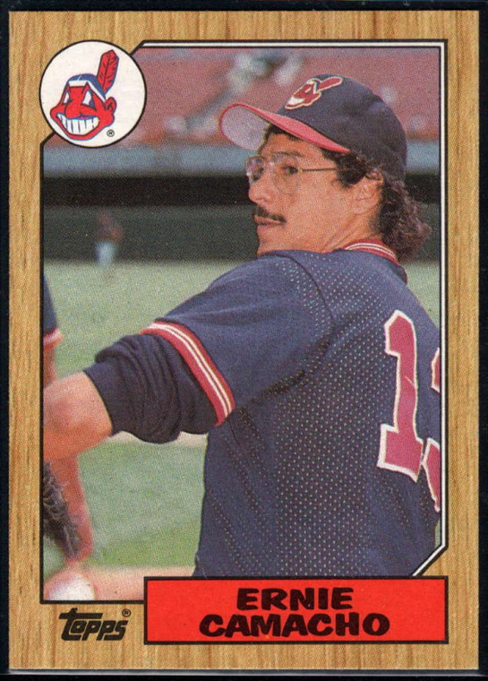 1987 Topps #353 Ernie Camacho NM-MT Cleveland Indians 