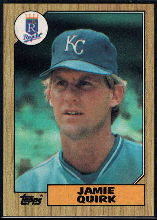 1987 Topps #354 Jamie Quirk NM-MT Kansas City Royals 