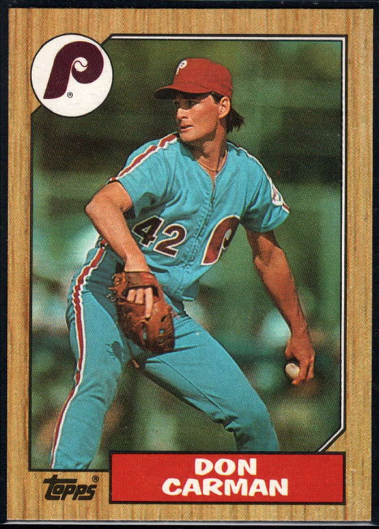 1987 Topps #355 Don Carman NM-MT Philadelphia Phillies 