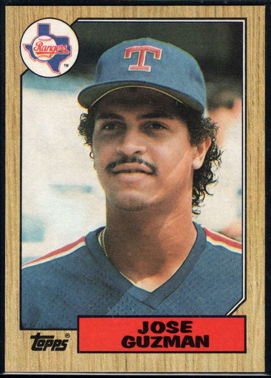 1987 Topps #363 Jose Guzman NM-MT Texas Rangers 