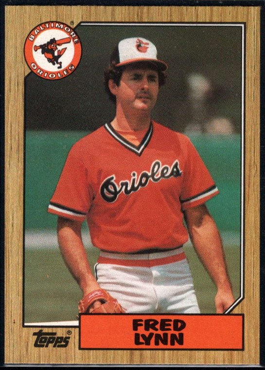 1987 Topps #370 Fred Lynn NM-MT Baltimore Orioles 