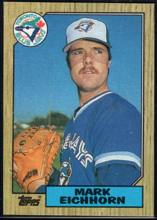 1987 Topps #371 Mark Eichhorn NM-MT RC Rookie Toronto Blue Jays 