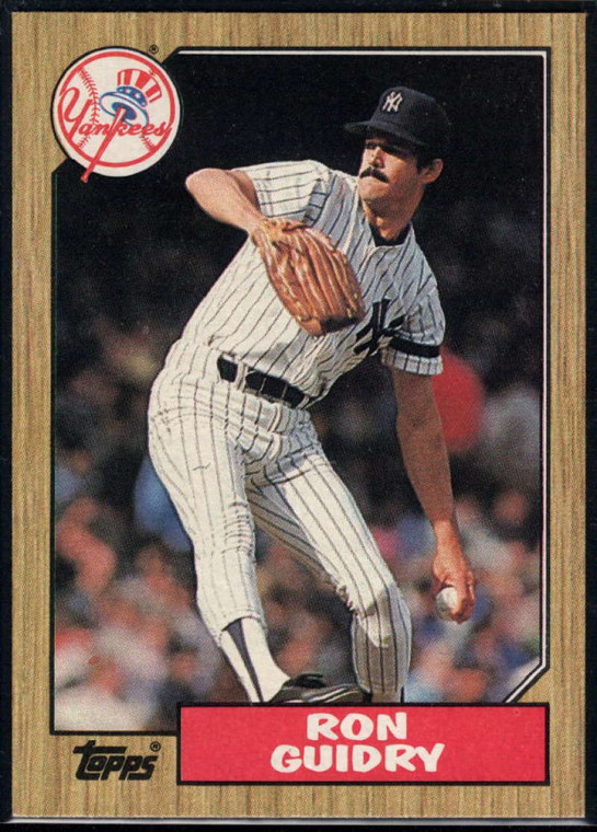 1987 Topps #375 Ron Guidry NM-MT New York Yankees 