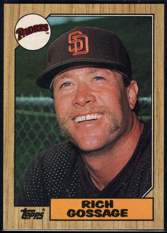 1987 Topps #380 Rich Gossage NM-MT San Diego Padres 