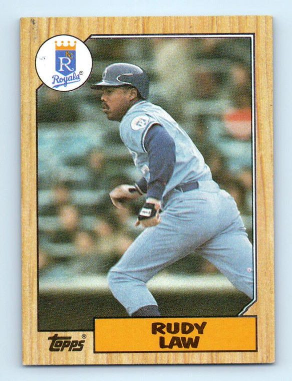 1987 Topps #382 Rudy Law NM-MT Kansas City Royals 