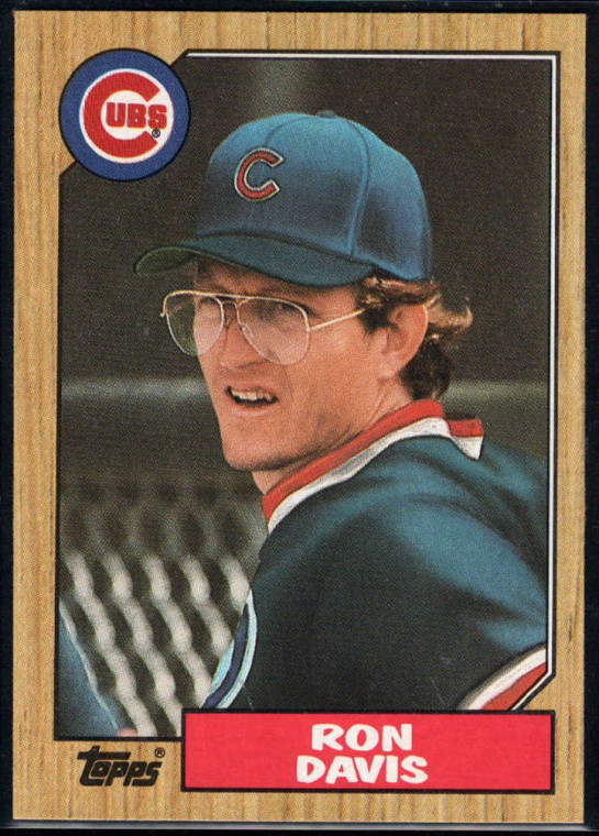1987 Topps #383 Ron Davis NM-MT Chicago Cubs 