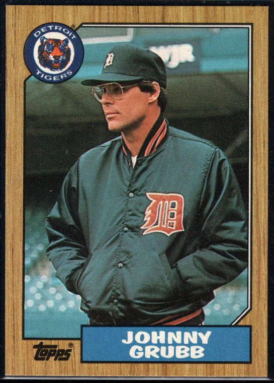 1987 Topps #384 Johnny Grubb NM-MT Detroit Tigers 