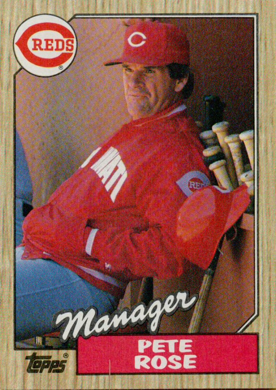 1987 Topps #393 Pete Rose MG NM-MT Cincinnati Reds 