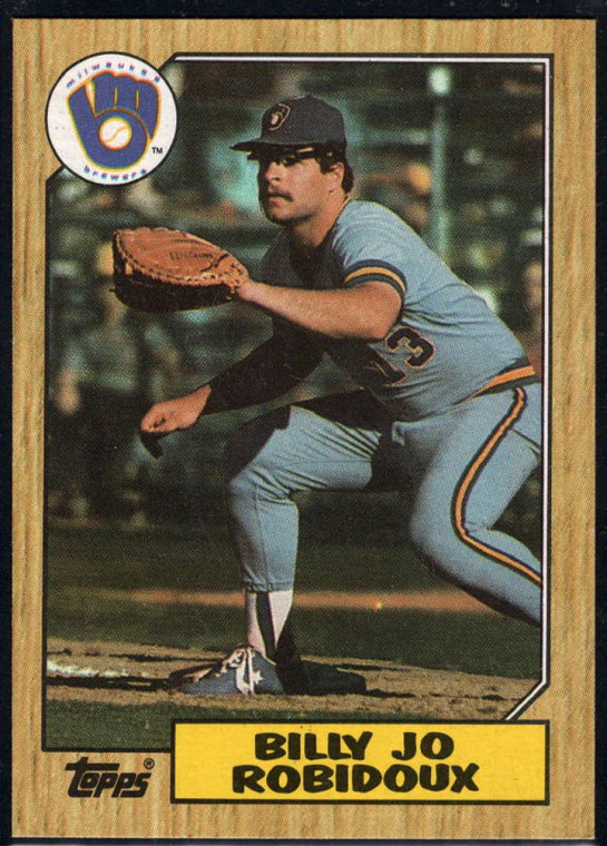 1987 Topps #401 Billy Joe Robidoux NM-MT Milwaukee Brewers 