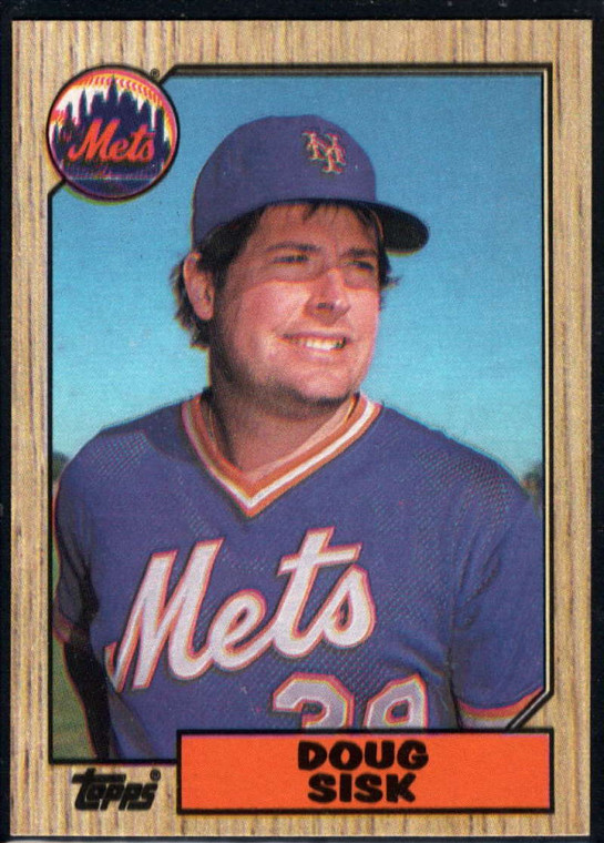 1987 Topps #404 Doug Sisk NM-MT New York Mets 