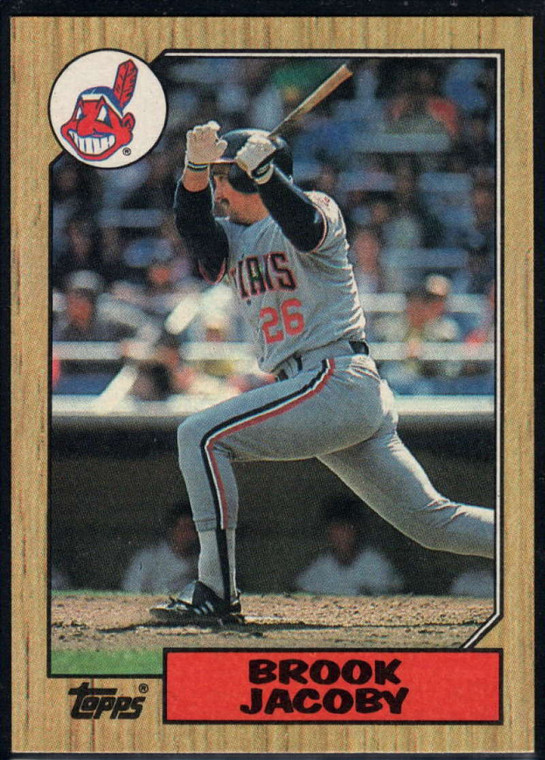 1987 Topps #405 Brook Jacoby NM-MT Cleveland Indians 