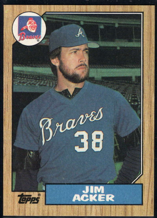 1987 Topps #407 Jim Acker NM-MT Atlanta Braves 