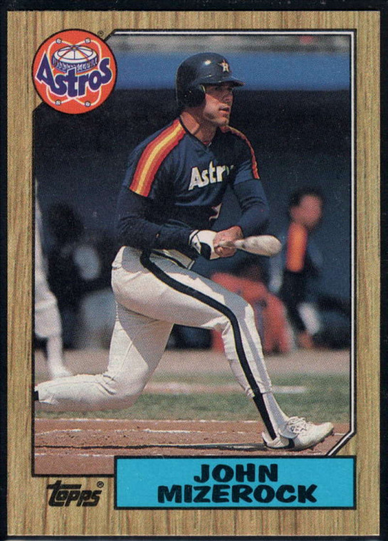 1987 Topps #408 John Mizerock NM-MT Houston Astros 