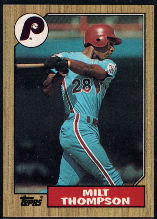 1987 Topps #409 Milt Thompson NM-MT Philadelphia Phillies 