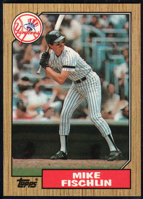 1987 Topps #434 Mike Fischlin NM-MT New York Yankees 