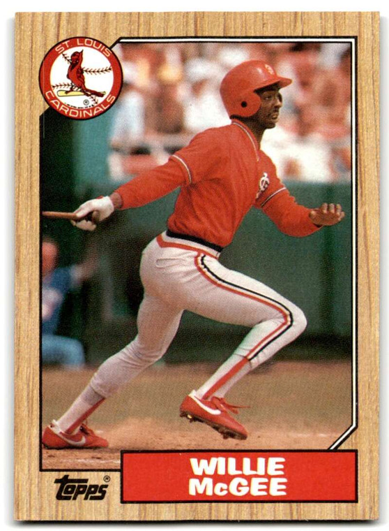 1987 Topps #440 Willie McGee NM-MT St. Louis Cardinals 