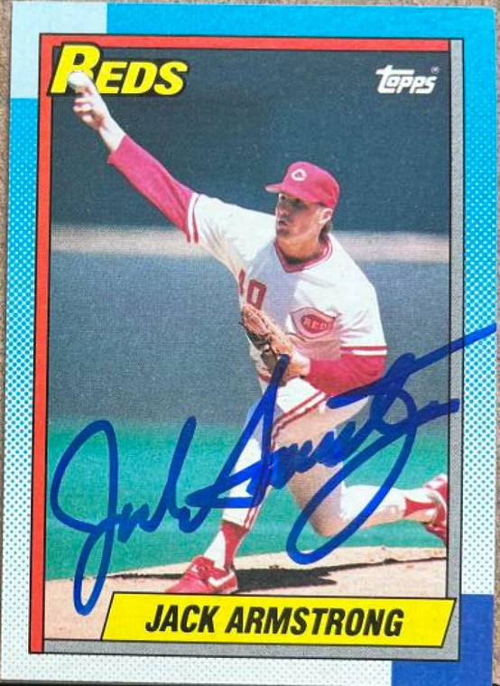 Jack Armstrong Autographed 1990 Topps #642
