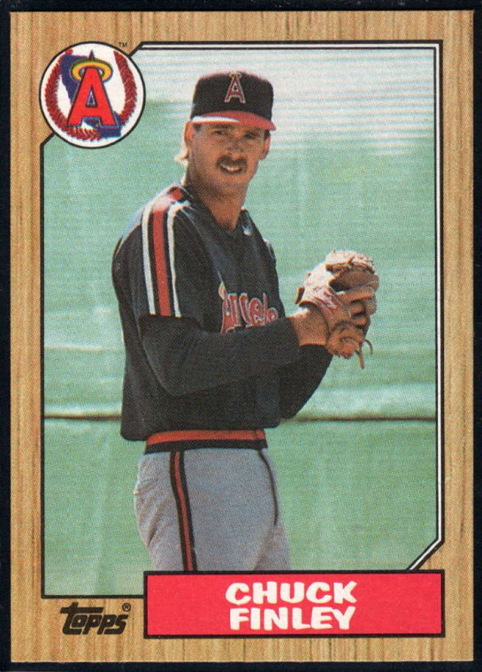 1987 Topps #446 Chuck Finley NM-MT RC Rookie California Angels 