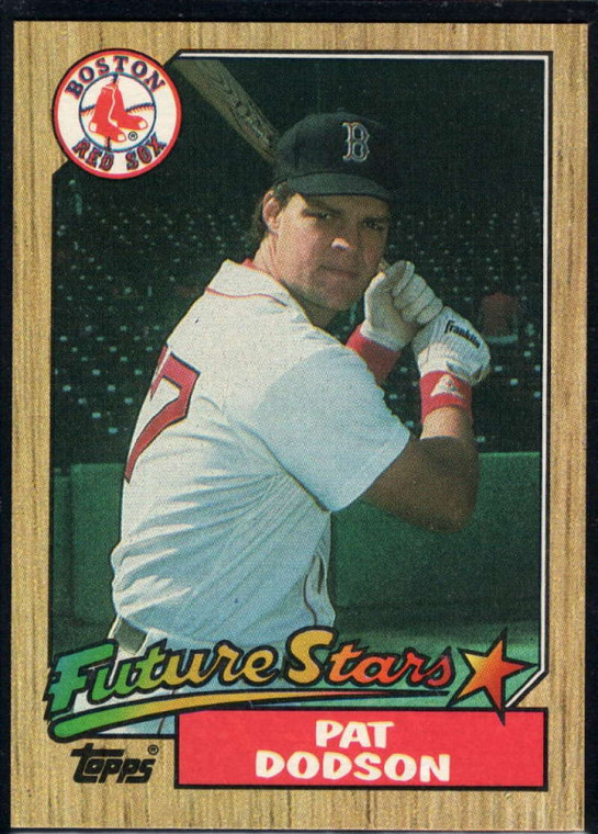 1987 Topps #449 Pat Dodson NM-MT RC Rookie Boston Red Sox 