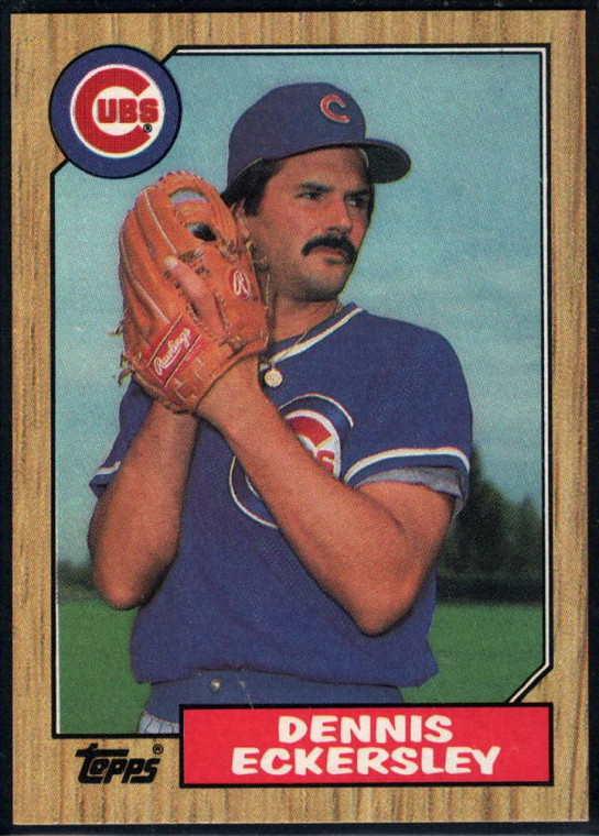 1987 Topps #459 Dennis Eckersley NM-MT Chicago Cubs 