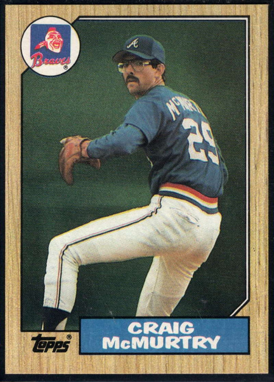 1987 Topps #461 Craig McMurtry NM-MT Atlanta Braves 