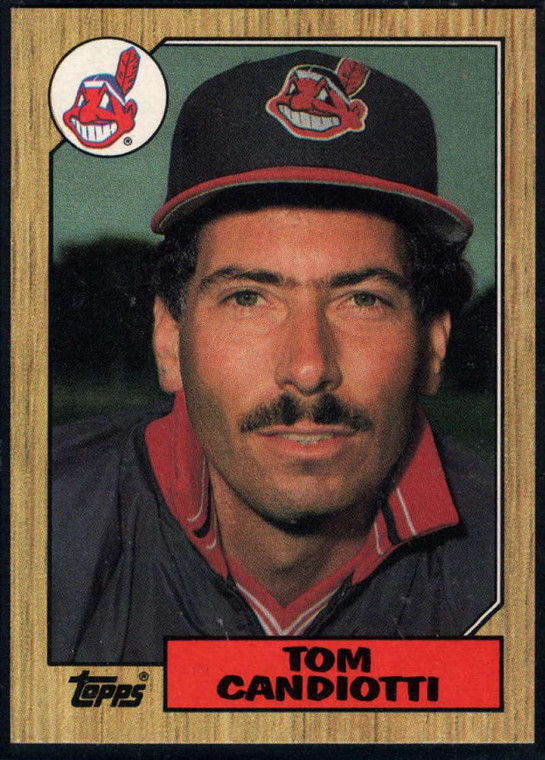 1987 Topps #463 Tom Candiotti NM-MT Cleveland Indians 