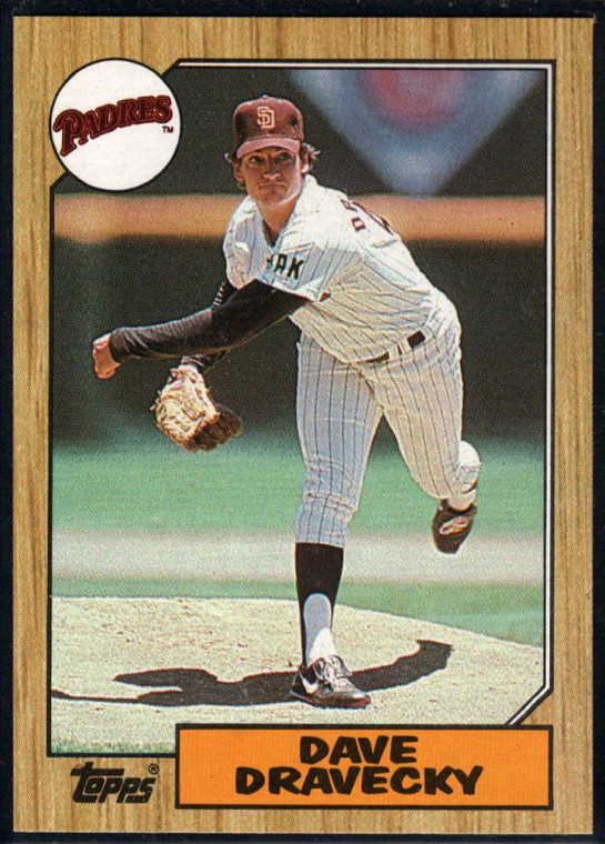 1987 Topps #470 Dave Dravecky NM-MT San Diego Padres 