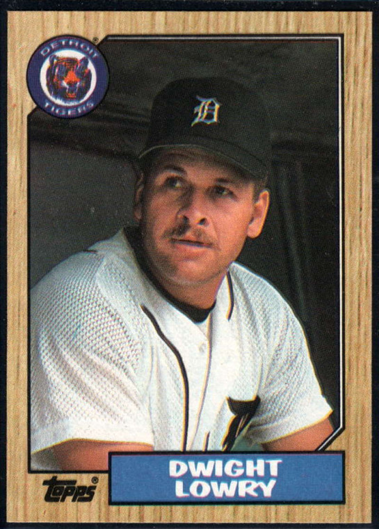 1987 Topps #483 Dwight Lowry NM-MT RC Rookie Detroit Tigers 