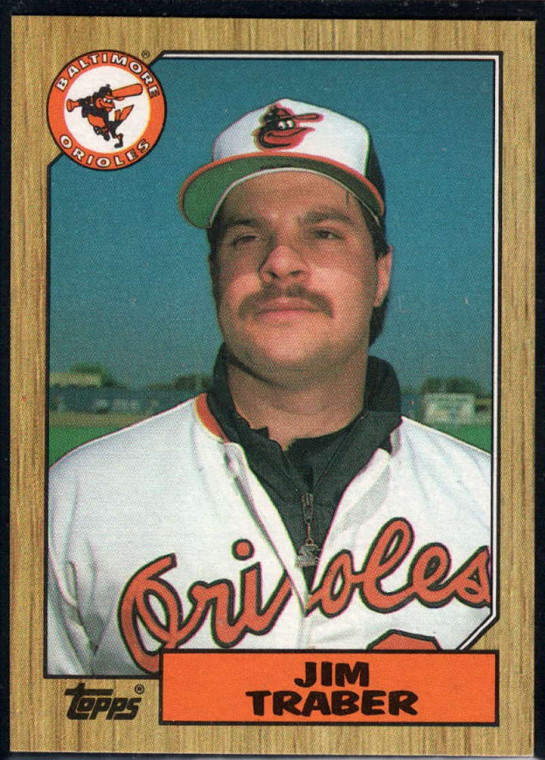 1987 Topps #484 Jim Traber NM-MT Baltimore Orioles 