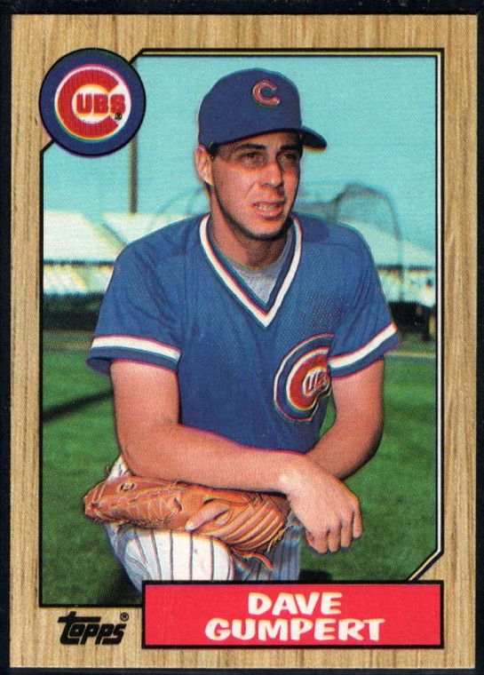 1987 Topps #487 Dave Gumpert NM-MT Chicago Cubs 