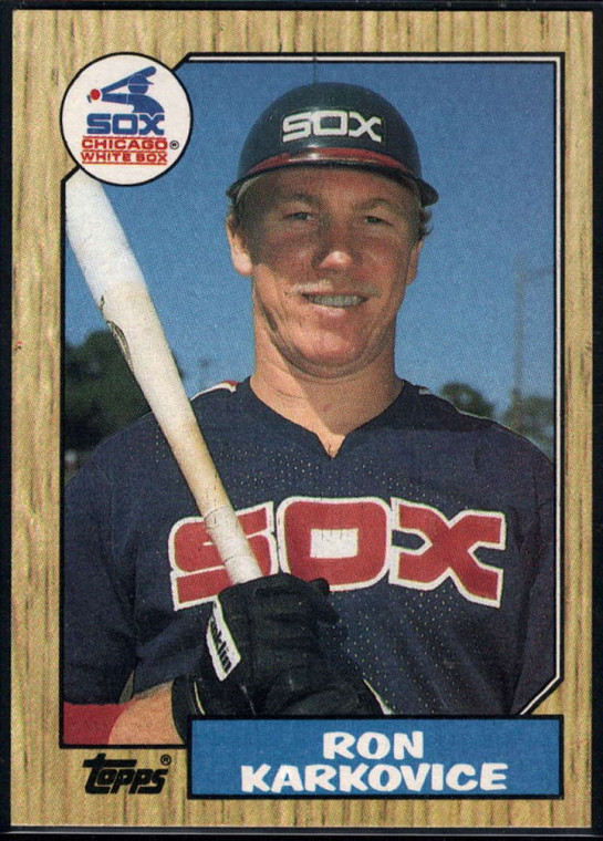 1987 Topps #491 Ron Karkovice NM-MT RC Rookie Chicago White Sox 