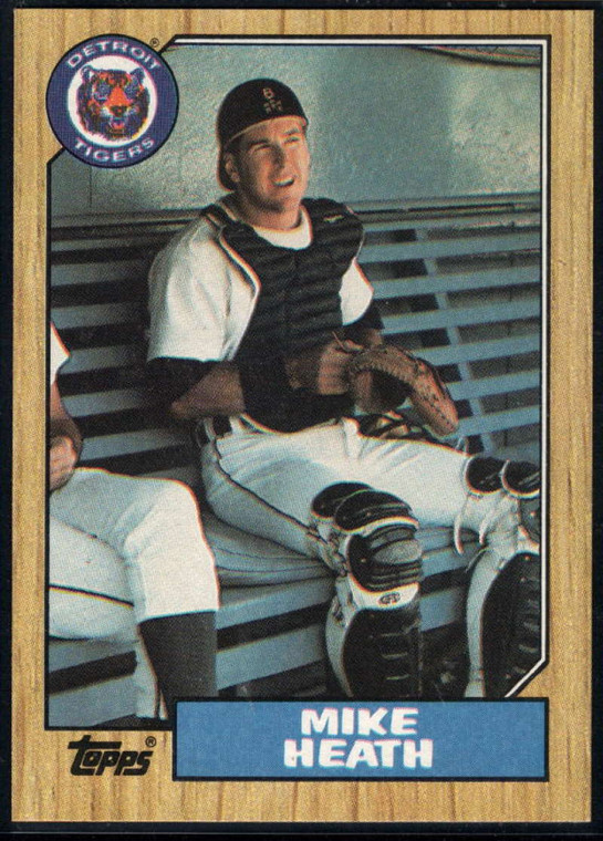 1987 Topps #492 Mike Heath NM-MT Detroit Tigers 