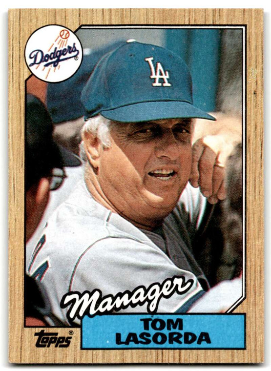 1987 Topps #493 Tommy Lasorda MG NM-MT Los Angeles Dodgers 