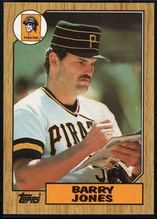 1987 Topps #494 Barry Jones NM-MT RC Rookie Pittsburgh Pirates 