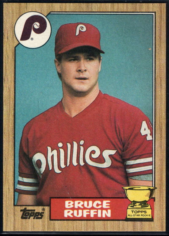 1987 Topps #499 Bruce Ruffin NM-MT RC Rookie Philadelphia Phillies 