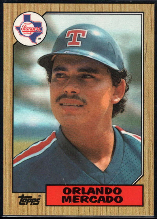 1987 Topps #514 Orlando Mercado NM-MT Texas Rangers 