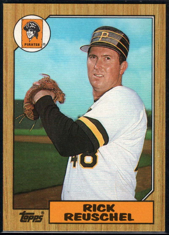 1987 Topps #521 Rick Reuschel NM-MT Pittsburgh Pirates 