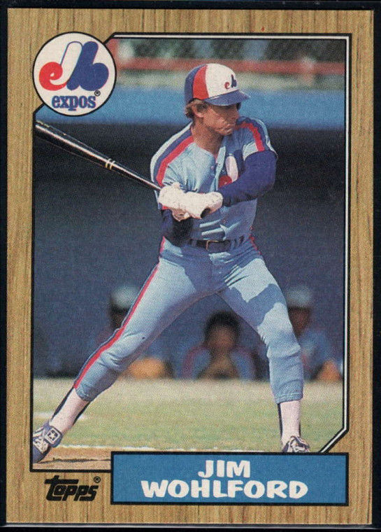 1987 Topps #527 Jim Wohlford NM-MT Montreal Expos 