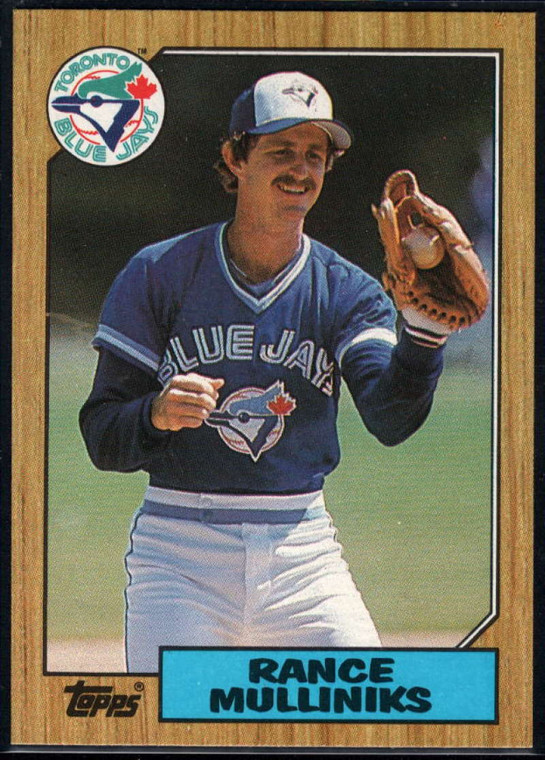 1987 Topps #537 Rance Mulliniks NM-MT Toronto Blue Jays 