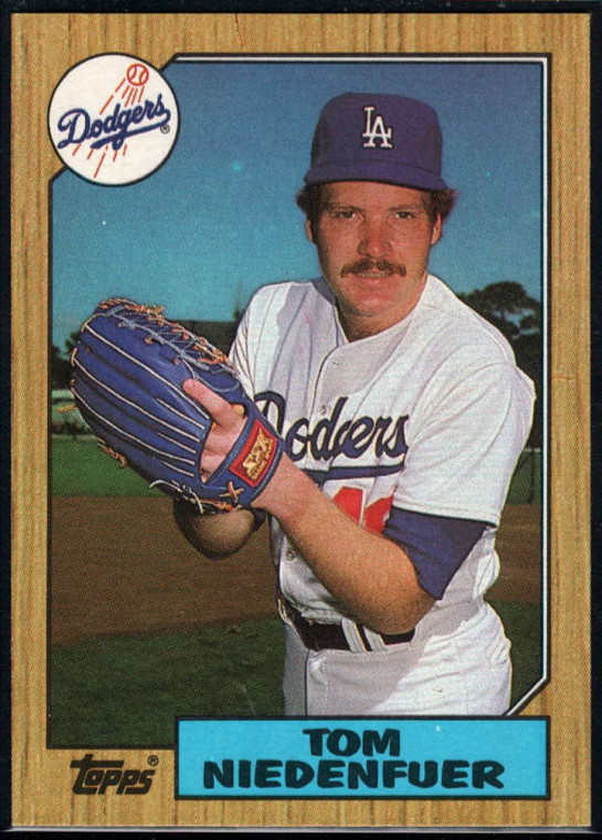 1987 Topps #538 Tom Niedenfuer NM-MT Los Angeles Dodgers 