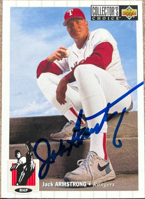 Jack Armstrong Autographed 1994 Collectors Choice #418