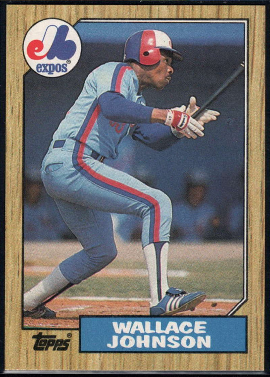 1987 Topps #588 Wallace Johnson NM-MT Montreal Expos 