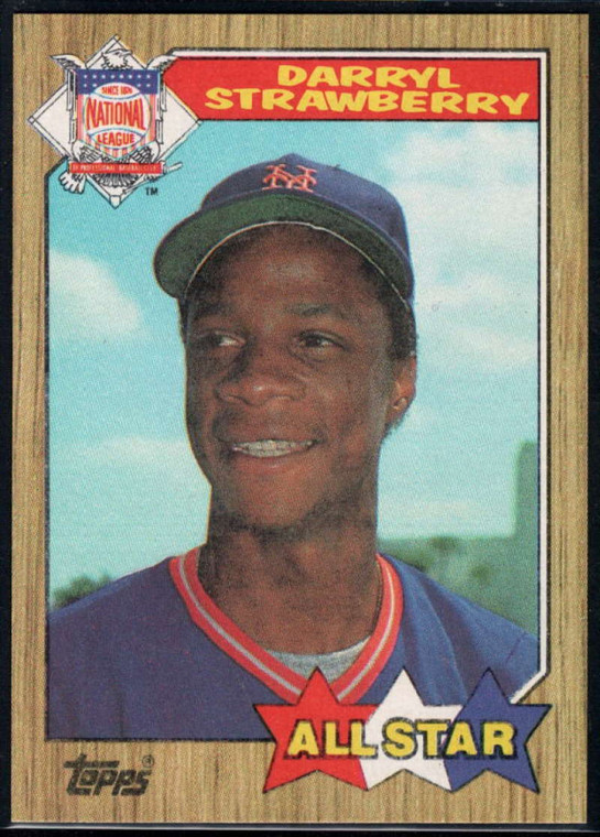 1987 Topps #601 Darryl Strawberry AS NM-MT New York Mets 