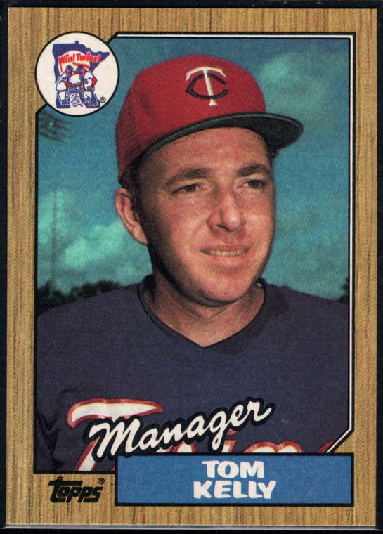 1987 Topps #618 Tom Kelly MG NM-MT Minnesota Twins 