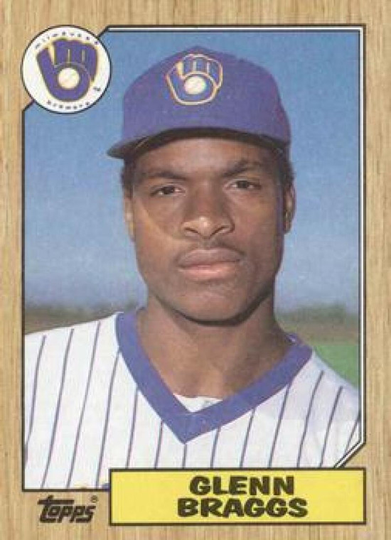 1987 Topps #622 Glenn Braggs NM-MT RC Rookie Milwaukee Brewers 