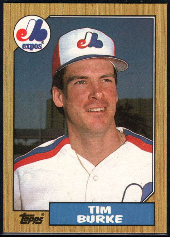 1987 Topps #624 Tim Burke NM-MT Montreal Expos 