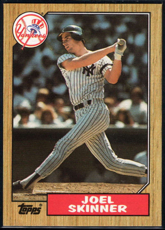 1987 Topps #626 Joel Skinner NM-MT New York Yankees 