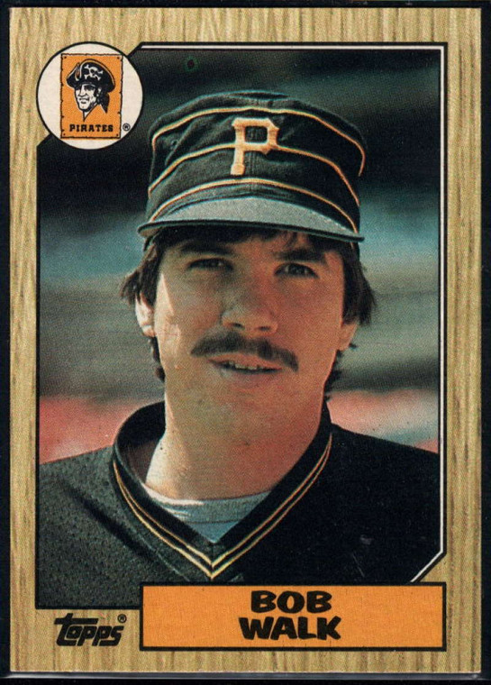 1987 Topps #628 Bob Walk NM-MT Pittsburgh Pirates 