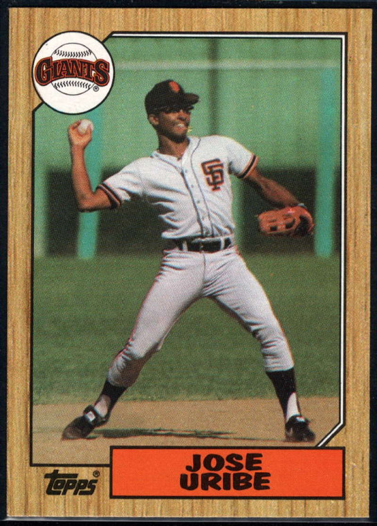 1987 Topps #633 Jose Uribe NM-MT San Francisco Giants 